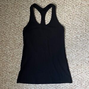 Lululemon Black Racerback Tank Nulu